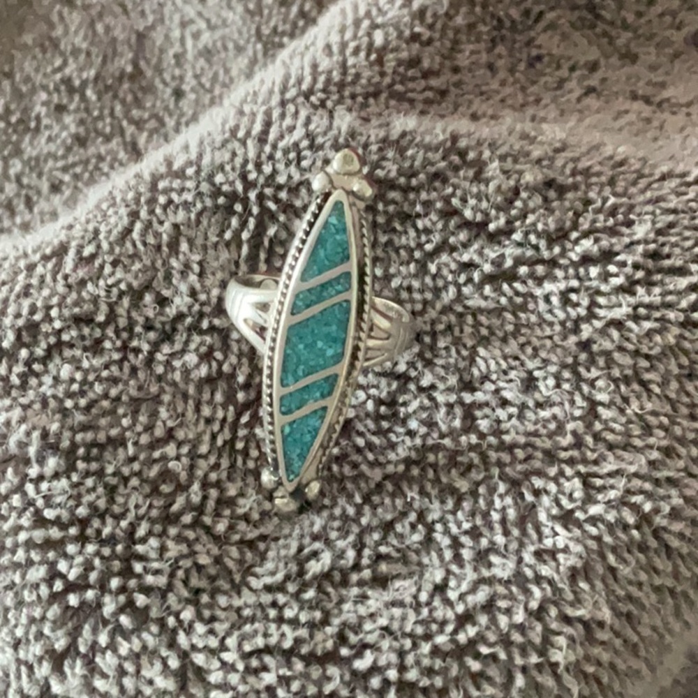 Vintage Turquoise Silver Ring